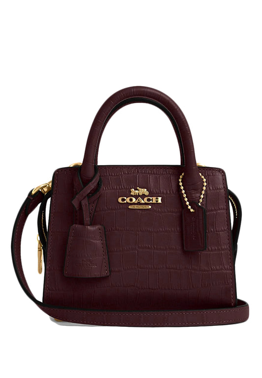 Coach Andrea Mini Carryall Bag - Merlot