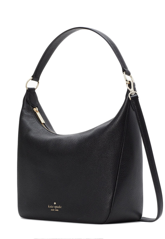 Kate Spade Leila Hobo Shoulder Bag - Black