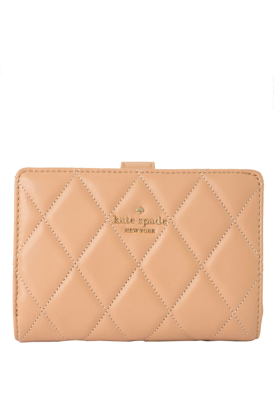 Kate Spade Carey Medium Compartment Bifold Wallet - Tiramisu Mousse